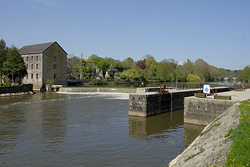 Ecluse de Baudelle sur la Mayenne